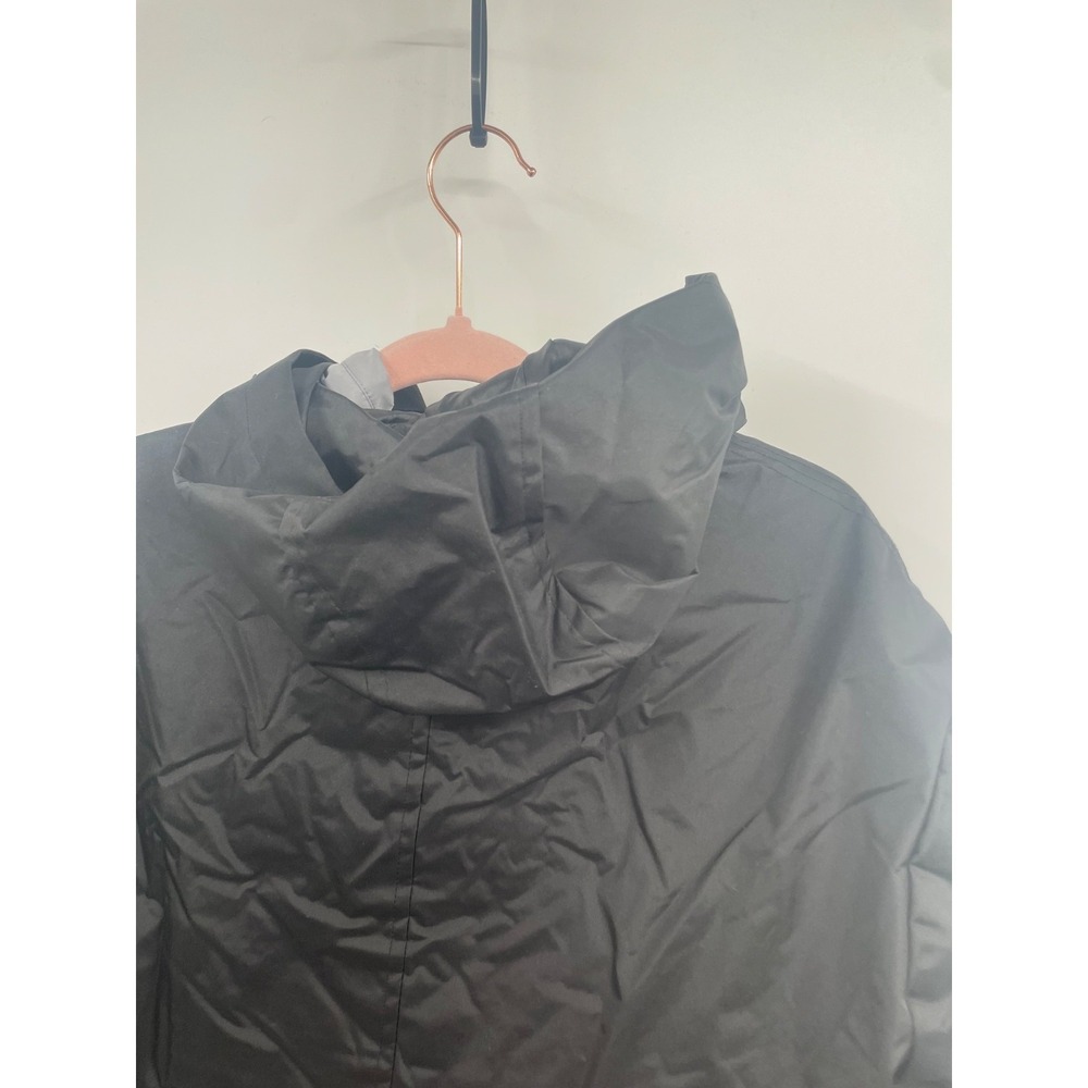 Big Chill Rain Jacket Womens 2X Plus Black Lightweight Waterproof Hooded NWT - Picture 3 of 16